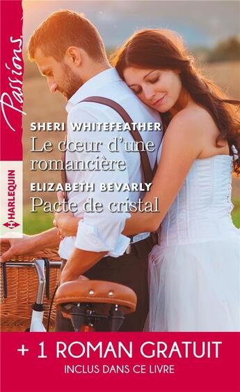 Couverture du livre « Le coeur d'une romancière ; pacte de cristal ; la mariée d'un soir » de Elizabeth Bevarly et Sheri Whitefeather et Sara Orwig aux éditions Harlequin