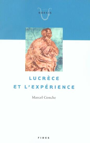 Couverture du livre « Lucrece et l'experience » de Conche M aux éditions Fides