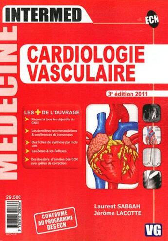 Couverture du livre « Intermed cardiologie vasculaire » de Sabbah L. aux éditions Vernazobres Grego