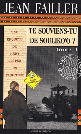 Couverture du livre « Te souviens-tu de Souliko'o Tome 1 » de Jean Failler aux éditions Palemon