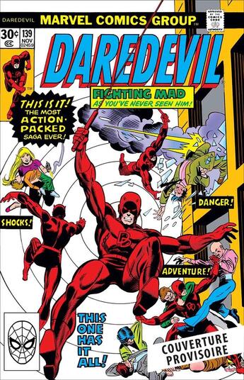 Couverture du livre « Daredevil : L'intégrale 1976-1977 (T12) » de John Byrne et Sal Buscema et Bob Brown et Marv Wolfman aux éditions Panini