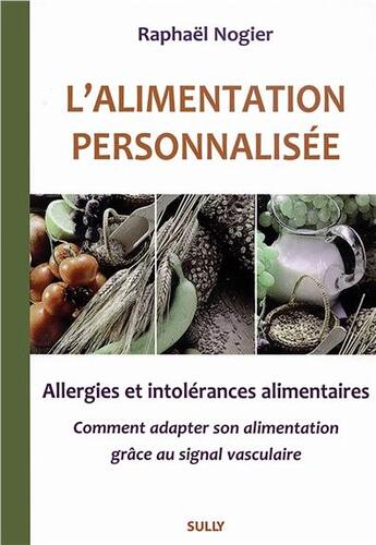 Couverture du livre « L'alimentation personnalisée » de Raphael Nogier aux éditions Sully