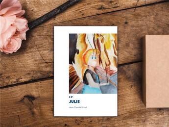 Couverture du livre « Julie » de Grivel/Dardenne aux éditions Poesie Io