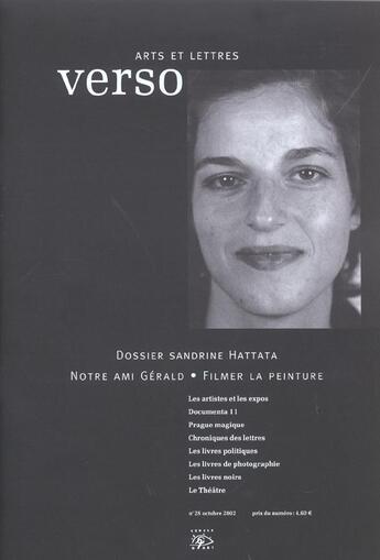 Couverture du livre « Verso n 28 » de  aux éditions Cercle D'art