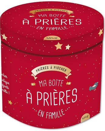 Couverture du livre « Ma boîte à prières en famille » de Gaelle Tertrais aux éditions Mame