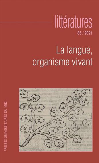 Couverture du livre « La langue, organisme vivant » de Rees Agnes aux éditions Pu Du Midi