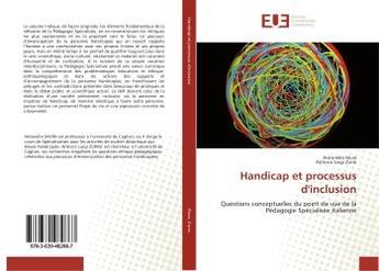 Couverture du livre « Handicap et processus d'inclusion » de Mura Antonello aux éditions Editions Universitaires Europeennes