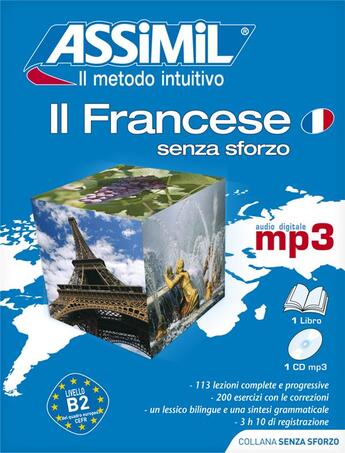 Couverture du livre « Il francese senza sforzo » de Anthony Bulger aux éditions Assimil