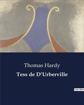 Couverture du livre « Tess de D'Urberville » de Hardy/Thomas aux éditions Culturea