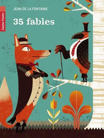 Couverture du livre « 35 fables » de Jean De La Fontaine aux éditions Pere Castor