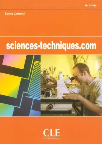 Couverture du livre « Sciences-techniques.com » de Zarha Lahmidi aux éditions Cle International