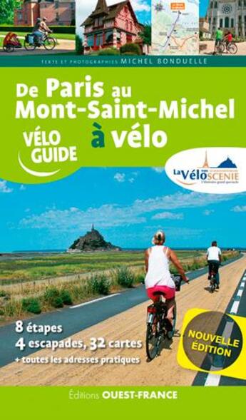 Couverture du livre « De Paris au Mont-Saint-Michel à vélo » de  aux éditions Ouest France