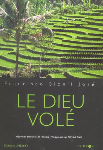 Couverture du livre « Le dieu vole » de Francisco Sionil Jose aux éditions Fleurus