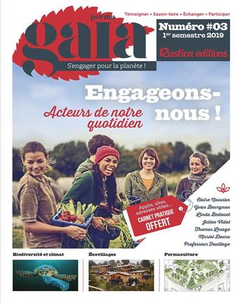 Couverture du livre « Permagaia#03 1er semestre 2019 » de  aux éditions Rustica