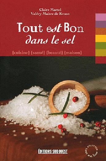 Couverture du livre « Tout est bon dans le sel » de Valery Maitre De Kroon et Claire Martel aux éditions Sud Ouest Editions