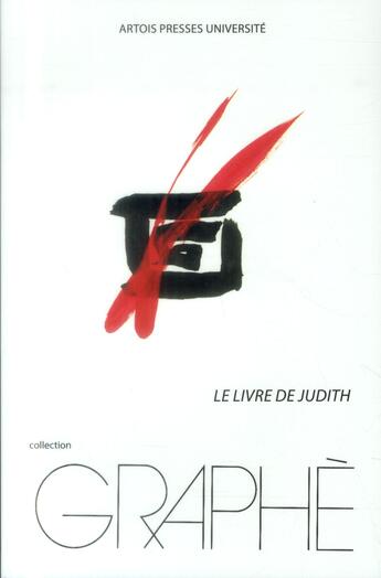 Couverture du livre « Le Livre de Judith » de Vercruysse Jm aux éditions Pu D'artois