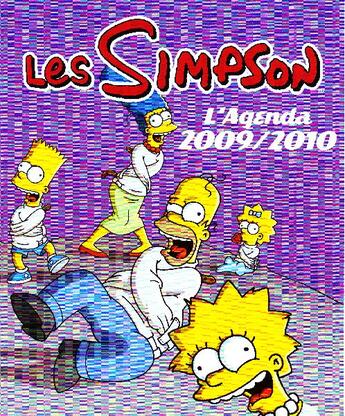 Couverture du livre « Les Simpson (édition 2009/2010) » de Matt Groening aux éditions Casterman
