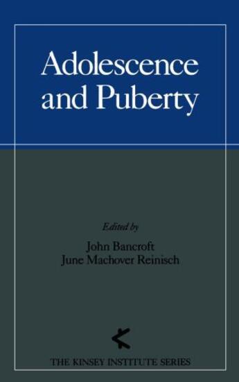 Couverture du livre « Adolescence and Puberty » de John Bancroft aux éditions Oxford University Press Usa