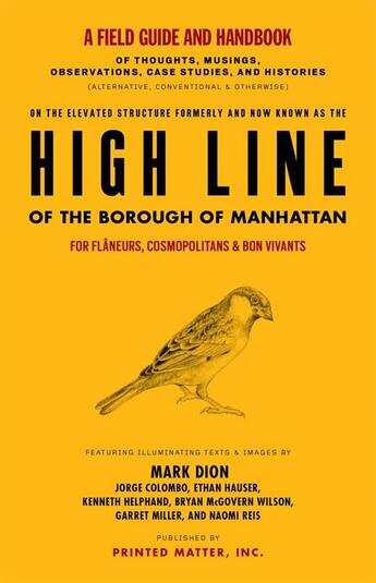 Couverture du livre « High line: a field guide (2017 edition) » de  aux éditions Dap Artbook