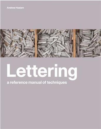 Couverture du livre « Lettering » de Haslam Andrew aux éditions Laurence King