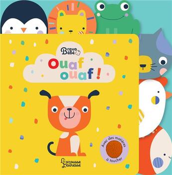 Couverture du livre « Ouaf ouaf ! » de Lemon Ribbon Studio aux éditions Larousse