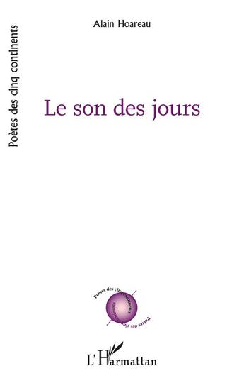 Couverture du livre « Le son des jours » de Alain Hoareau aux éditions L'harmattan