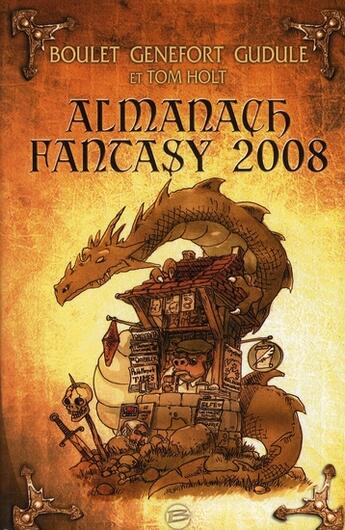 Couverture du livre « Almanach fantasy (édition 2008) » de  aux éditions Bragelonne