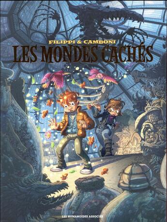 Couverture du livre « Les mondes cachés ; coffret t.1 et t.2 » de Denis-Pierre Filippi et Silvio Camboni aux éditions Humanoides Associes