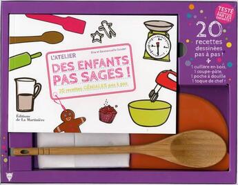 Couverture du livre « Atelier des enfants pas sages ; coffret » de Emmanuelle Condet et Elsa Condet aux éditions La Martiniere