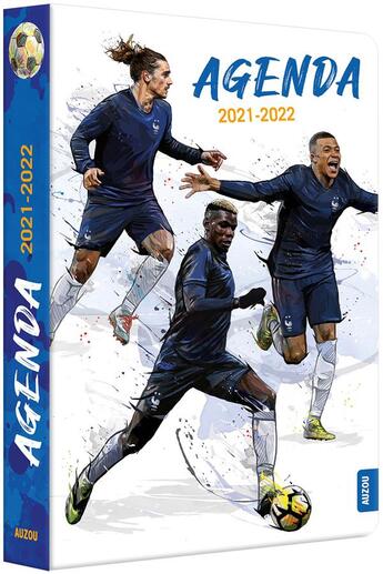 Couverture du livre « Agenda foot 2021-2022 » de Yann Dalon aux éditions Philippe Auzou