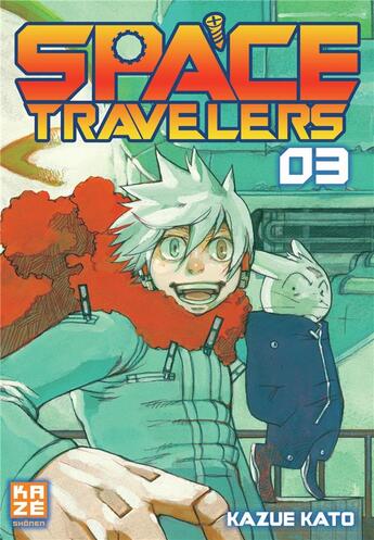 Couverture du livre « Space travelers t.3 » de Kazue Kato aux éditions Crunchyroll