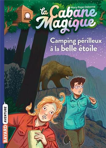 Couverture du livre « La cabane magique Tome 56 : camping périlleux à la belle étoile » de Mary Pope Osborne aux éditions Bayard Jeunesse