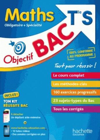 Couverture du livre « Objectif bac - maths term s » de Angot Philippe aux éditions Hachette Education