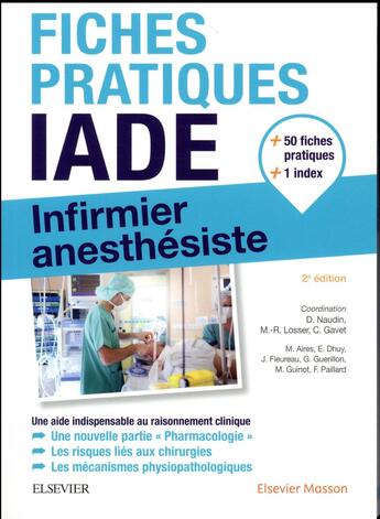 Couverture du livre « Fiches pratiques IADE » de David Naudin aux éditions Elsevier-masson