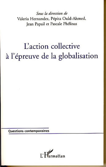 Couverture du livre « L'action collective à l'épreuve de la globalisation » de  aux éditions L'harmattan