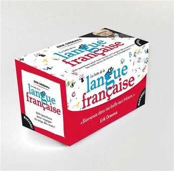 Couverture du livre « La boîte de la langue française » de Erik Orsenna aux éditions Marabout