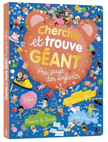 Couverture du livre « Cherche et trouve geant - au pays des enfants ! » de Becue/Mercier aux éditions Philippe Auzou