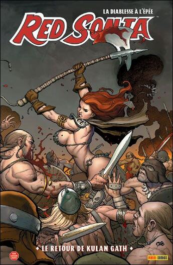 Couverture du livre « Red Sonja ; la diablesse à l'épée t.5 : le retour de Kulan Gath » de Michael Avon Oeming et Mel Rubi et Stephen Sadowski aux éditions Panini