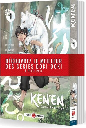 Couverture du livre « Ken'en ; comme chien et singe : Tome 1 et Tome 2 » de Hitoshi Ichimura et Fuetsudo aux éditions Bamboo