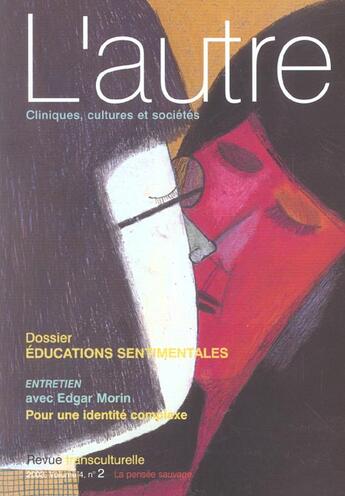 Couverture du livre « Éducations sentimentales » de Moro Mr aux éditions Pensee Sauvage