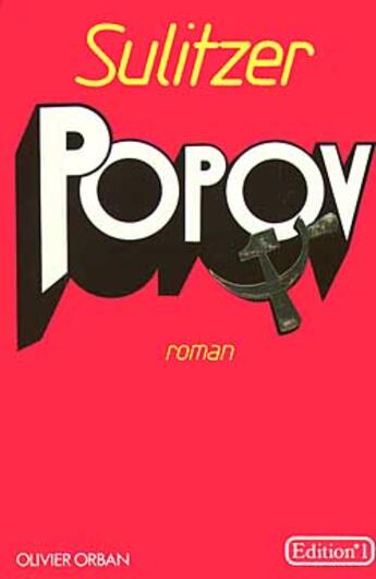 Couverture du livre « Popov » de Paul-Loup Sulitzer aux éditions Editions 1