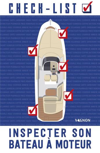 Couverture du livre « Check-list : inspecter son bateau à moteur » de Salandre Dominique aux éditions Vagnon