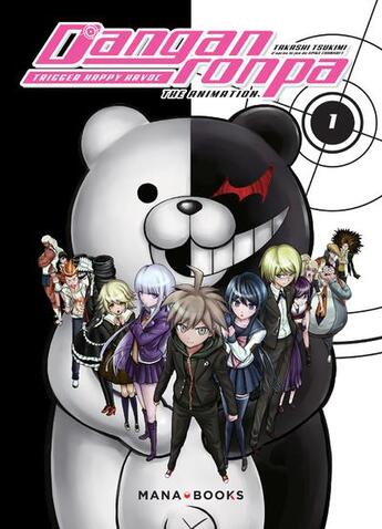 Couverture du livre « Danganronpa Tome 1 » de Spike Chunsoft et Takashi Tsukimi aux éditions Mana Books