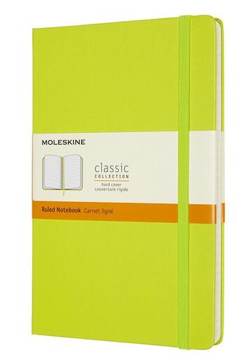 Couverture du livre « Carnet ligne grand format citron vert rigide » de Moleskine aux éditions Moleskine