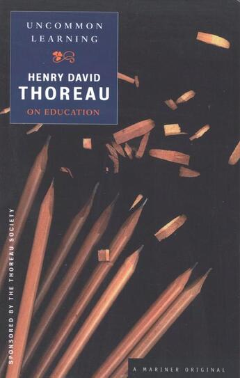 Couverture du livre « Uncommon Learning » de Thoreau Henry David aux éditions Houghton Mifflin Harcourt