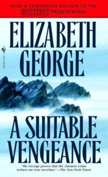 Couverture du livre « A Suitable Vengeance » de Elizabeth George aux éditions Epagine