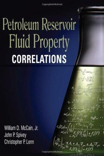 Couverture du livre « Petroleum reservoir fluid property correlations » de  aux éditions Technip