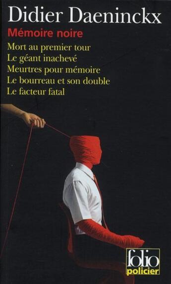 Couverture du livre « Mémoire noire » de Didier Daeninckx aux éditions Folio