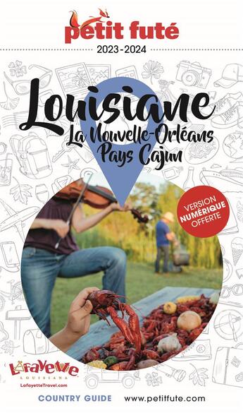 Couverture du livre « GUIDE PETIT FUTE ; COUNTRY GUIDE : Louisiane (édition 2022/2023) » de Collectif Petit Fute aux éditions Le Petit Fute