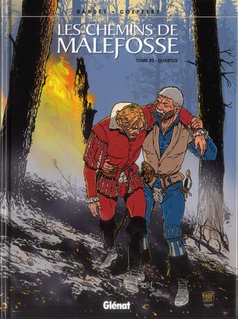 Couverture du livre « Les chemins de Malefosse Tome 20 : quartus » de Daniel Bardet et Brice Goepfert aux éditions Glenat